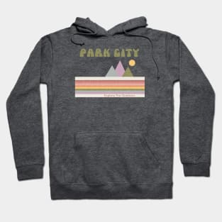 Park City Retro Rainbow, Explore Outdoors Hoodie